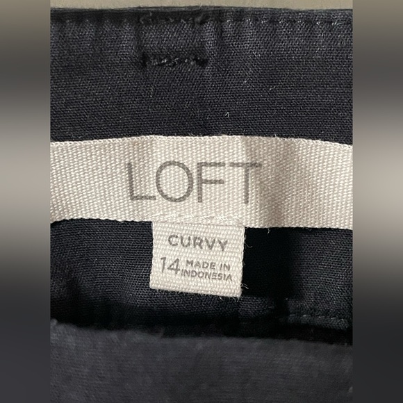 Loft crop straight leg stretch dress pants - Picture 2 of 6